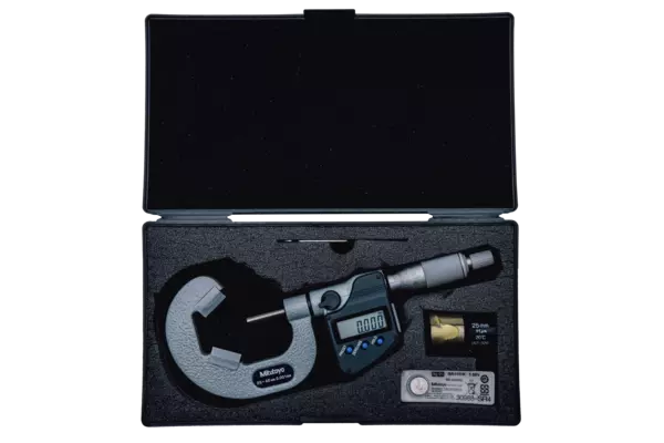 Digital 3 Flute V-Anvil Micrometer 25-40mm 314-253-30