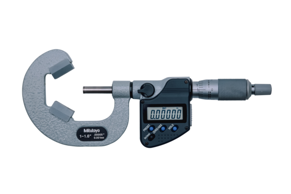 Digital 3 Flute V-Anvil Micrometer 1-1,6" 314-353-30