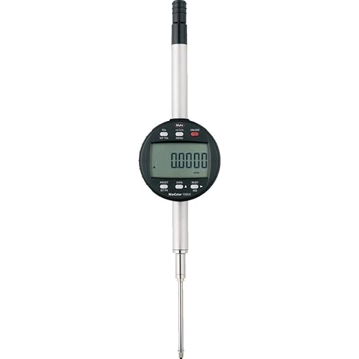 Mahr 4337622 1086 R Digital Indicator Range 2"-50mm; Resolution .00005"-0.001mm; 8mm stem diameter. With the large display and the integrated tolerance. IP42 protection rating