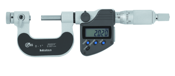 Digital Screw Thread Micrometer IP65 Inch/Metric, 0-1" 326-351-30