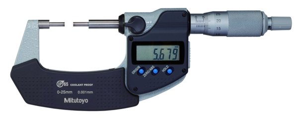 Digital Spline Micrometer IP65 75-100mm, 3mm Measuring Face 331-254-30