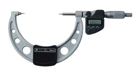 Digital Point Micrometer IP65 Inch/Metric, 75-10mm/3-4",15° Tip 342-354-30