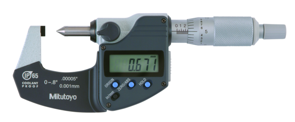 Digital Crimp Height Micrometer IP65 Inch/Metric, 0-0,8" 342-371-30