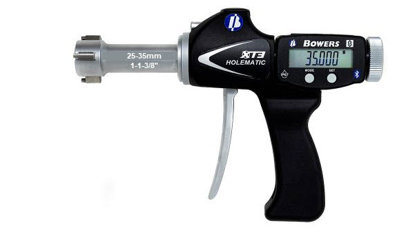 Bowers Pistol Grip Digital Bore Gauge 25-35mm (1-1.3/8") XTH25M-BT