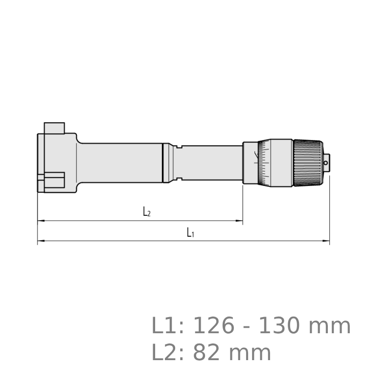 3-Point Internal Micrometer Holtest 12-16mm 368-164