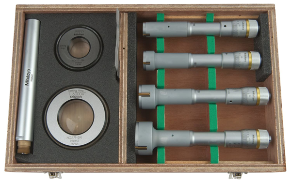 2-Point Internal Micrometer Holtest Set 0,8-2" (4 pcs.) 368-918