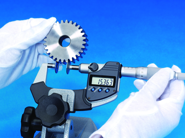 Digital Disc Micrometer Inch/Metric, 0-1", Non-Rotating Spindle, Disk=20mm 369-350-30 Flat Anvils no Central Recess