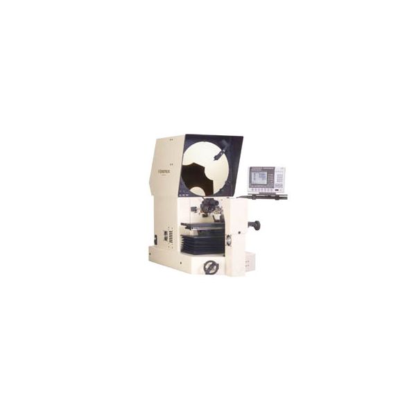 ST Industries 20-3700-02 Optical Comparator Description : Sherr Tumico 14" Frosted Glass Screen Optical Comparator 3700 With QC 221 DRO Stage travel : 12" x 6"/300mm x 150mm Focus : 2.5" Resolution : .00005"/.001mm Helix adjustment on stage