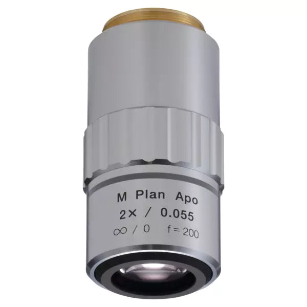 378-801-12 M Plan Apo 2X Objective for bright-field observation in visible range