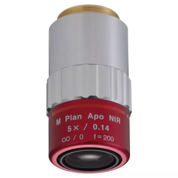 378-822-5 M Plan Apo NIR 5X Objective for bright-field observation in near-infrared range