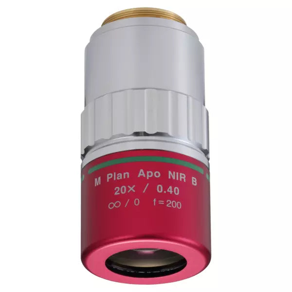 378-867-5 M Plan Apo NIR B 20X Objective for bright-field observation in near-infrared range, WD: 25.5mm