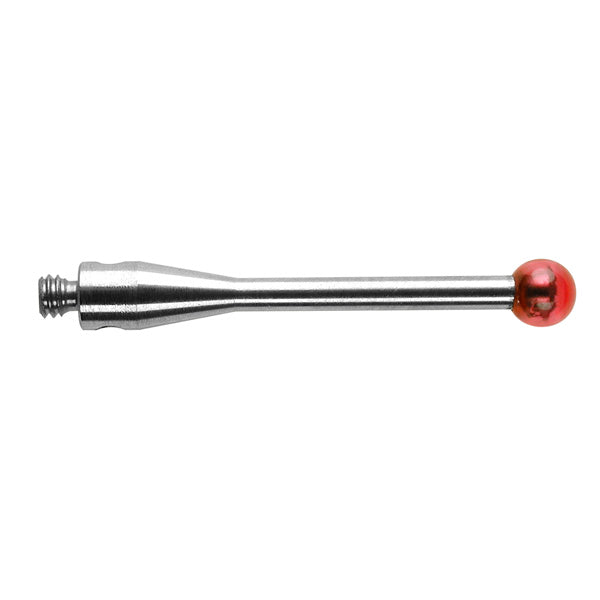 M2 Ø3 mm ruby ball, stainless steel stem, L 20 mm, EWL 17 mm A-5000-4160