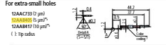 Extra small hole stylus - R5µm; 90° for Surftest; Formtracer SV-C 12AAB405