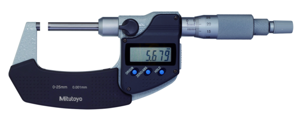 Digital Micrometer, Non Rotating Spindle 25-50mm 406-251-30
