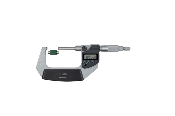 Digital Micrometer, Non Rotating Spindle Inch/Metric, 1-2" 406-351-30