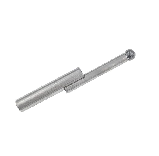 Ball Tip Probe Insert 5mm Diameter Tungsten Carbide Ball 6mm Diameter Shank 52mm Length for Height Gauges 00760164