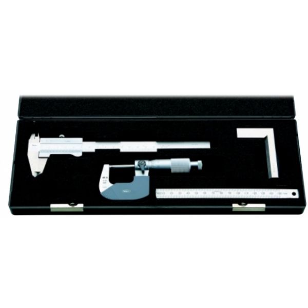 Mahr 4189501 Set with Measuring Set 50 B Measuring Set 16 FN, 40 A Consists of: 16 FN: 150 mm, 40 A: 0-25 mm, Knife edge square: 50 x 75