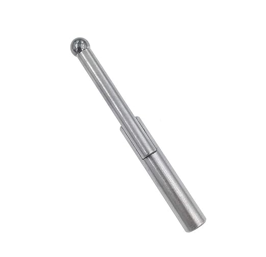 Ball Tip Probe Insert 5mm Diameter Tungsten Carbide Ball 6mm Diameter Shank 52mm Length for Height Gauges 00760164