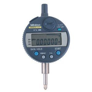 Mitutoyo 543-265B Absolute LCD Digimatic Indicator ID-C, for Bore Gauge Application, M2.5 x .45mm, 8mm Stem Dia., Flat Back, 0-.5"/0-12.7mm Range, 0.00005"/0.001mm Graduation, +/-0.00012" Accuracy