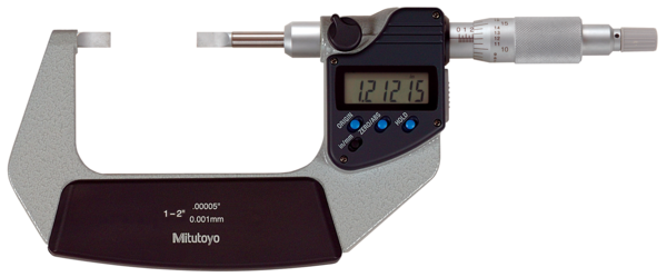 Digital Blade Micrometer, Blade=0,75mm Inch/Metric,1-2" 422-331-30