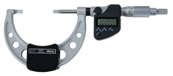 Digital Blade Micrometer, Blade=0,75mm Inch/Metric, 2-3" 422-332-30