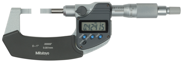 Digital Blade Micrometer, Blade=0,4mm Inch/Metric, 0-1" 422-360-30