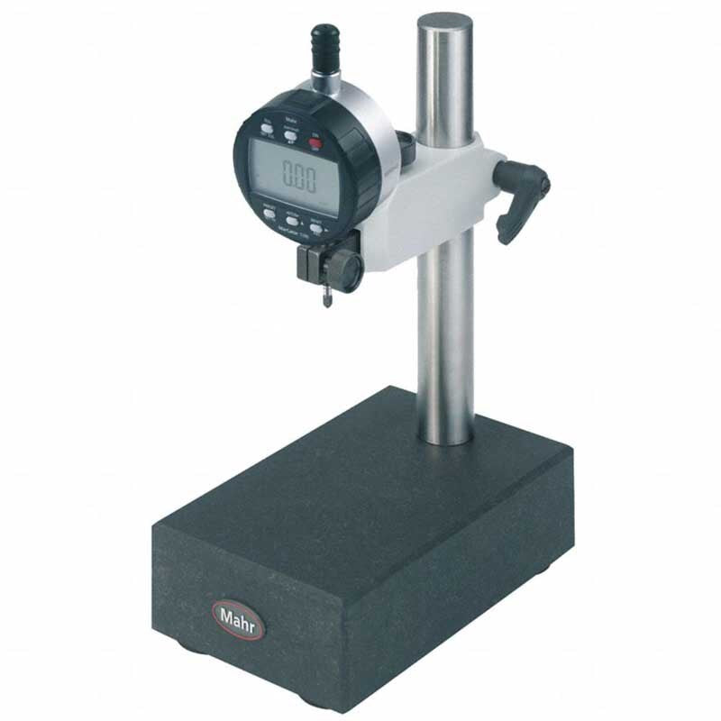 Mahr Indicator Granite Grade 0 Stand 820 FG Code 4431100 Working range 130mm/0-5.1'' working range, Mount Diameter 8mm With Fine Adjustment 0.2mm