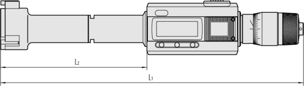 Digital 3-Point Internal Micrometer  228.6-254mm/9-10″ 468-279