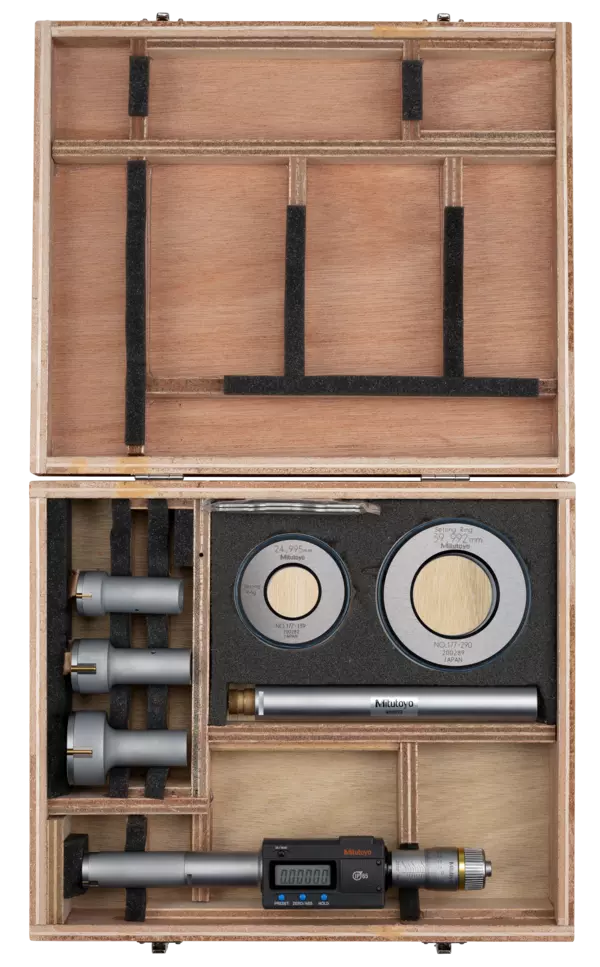 Mitutoyo Digital 3-Point Internal Micrometer Set 20-50mm, Interchange.