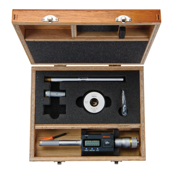 Digital 3-Point Internal Micrometer Set 0,5-0,8", Interchange. Head IP65, 468-977