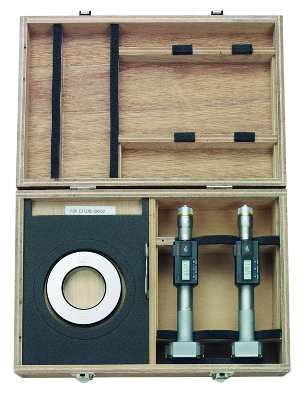 Digital 3-Point Internal Micrometer Set 50-75mm, Complete Unit, IP65, 468-984