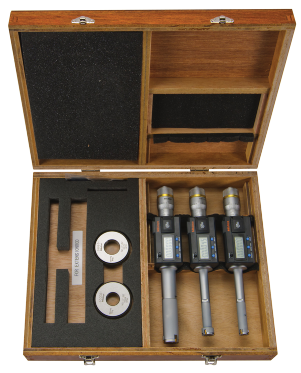 Digital 3-Point Internal Micrometer Set 0,5-1", Complete Unit, IP65, 468-987