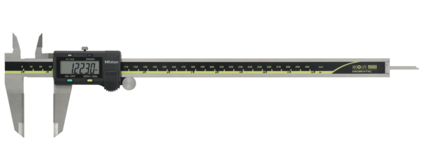 Digital ABSOLUTE AOS Calipers 0-300mm (0-12") W/O Output Carbide OD/ID Jaws 500-166-30