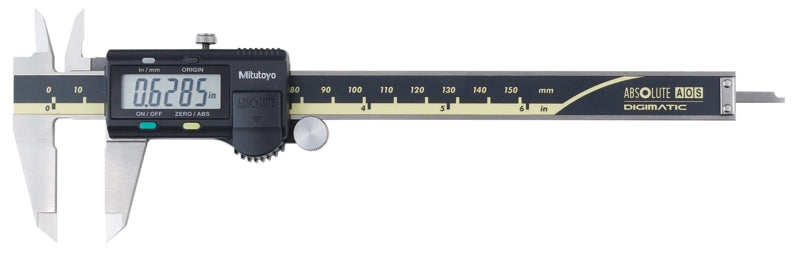 Mitutoyo Digital Caliper 0-150mm/0-6" No Output, Square Depth Rod & Thumb Roller 500-196-30 with UKAS Certificate of calibration