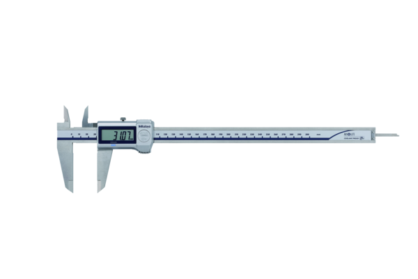 Digital ABS Caliper CoolantProof IP67 0-200mm, Thu. Roller, OD/ID Carb. Jaws 500-724-20