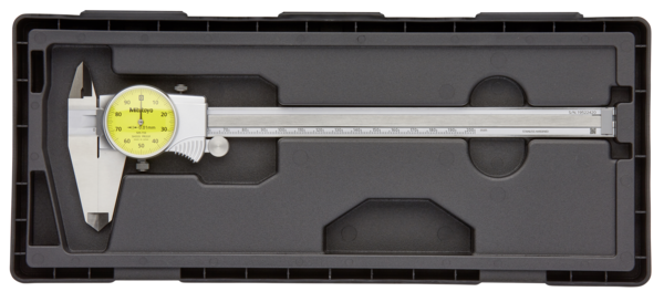 Dial Caliper 0-200mm, 0.01mm, 1mm/rev, Metric 505-733