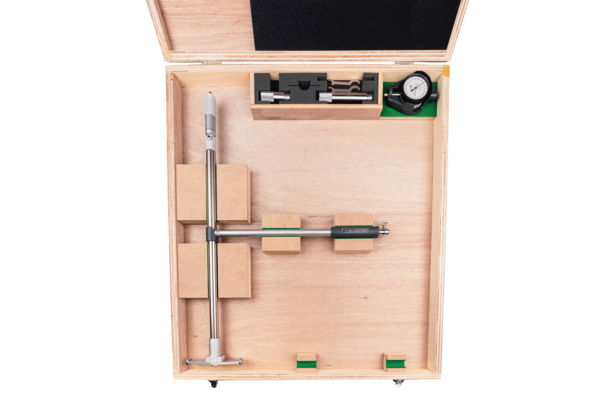 2-Point Inside Measuring Instrument with Micrometer Head, Range 600-800mm, Graduation 0,001mm 511-828-20