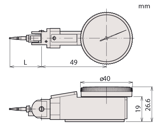 Dial Test Indicator, Universal Type 513-302-10T