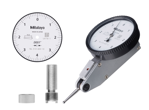 Dial Test Indicator, Horizontal Type 0.008", 0.0001", 9.52mm Stem 513-403-10E