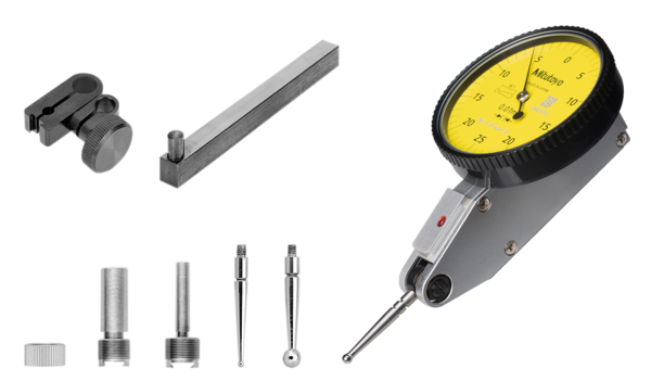 Lever-Type Dial Indicator 0.5mm 0.01mm Ø40mm 513-424-10T Full Set