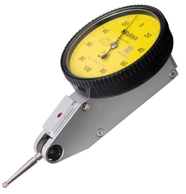 Dial Test Indicator, Horizontal Type 0.008", 0.0005", 4/9.52mm Stem, Bracket 513-407-10T