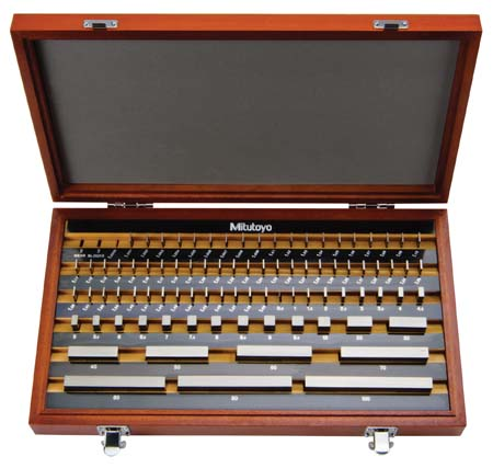 Gauge Block Set, Metric M87 Steel Grade 0 516-946-10