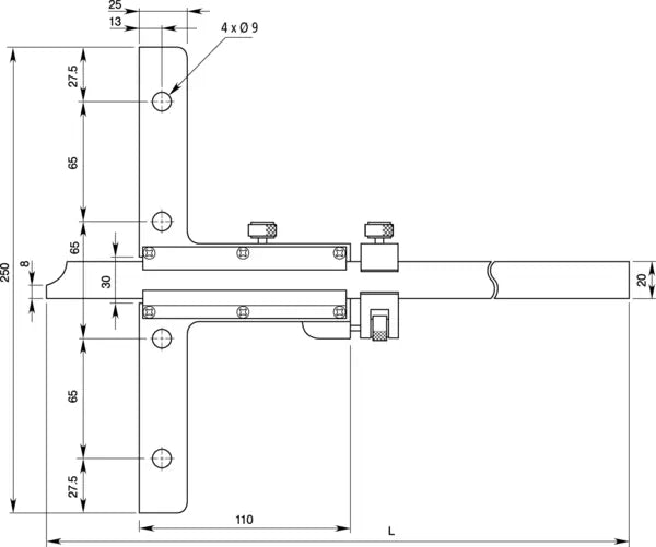 Vernier Depth Gauge 0-600mm,0,05mm 527-204