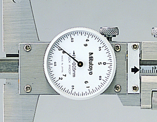 Dial Depth Gauge 0-200mm, 0,05mm, Fine adjustment 527-302-50