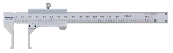 Vernier Inside Caliper 10-150mm, 0,05mm, Metric 536-145