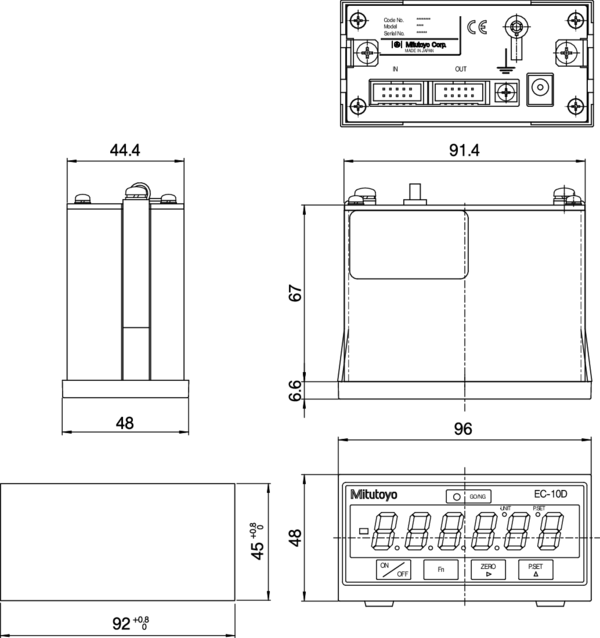 Display Unit EC-Counter 542-007D