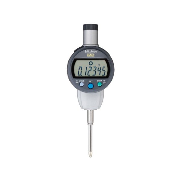 Mitutoyo 543-471B, IDC Digimatic Indicator, Resolution .00005"/.0001"/.0005"/0.001mm/0.01mm X 1"/25.4mm, 8mm Stem, Flat Back, Force 1.8N or less