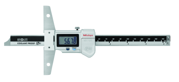 Digital ABS Depth Caliper IP67 Inch/Metric, 0-6"/0-150mm 571-261-20
