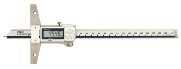 Mitutoyo Digital ABS Depth Caliper IP67, Pin Type 0-150mm 571-301-20