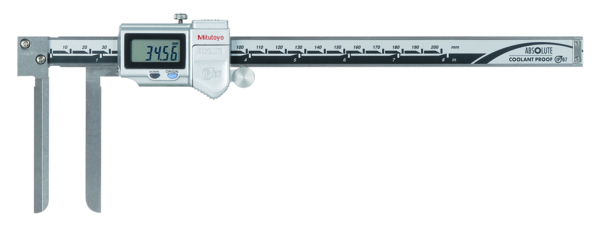 Digital ABS Knife-Edge Caliper Inch/Metric, 10-200mm/0,4-8", IP67, Thumb Roller 573-742-20